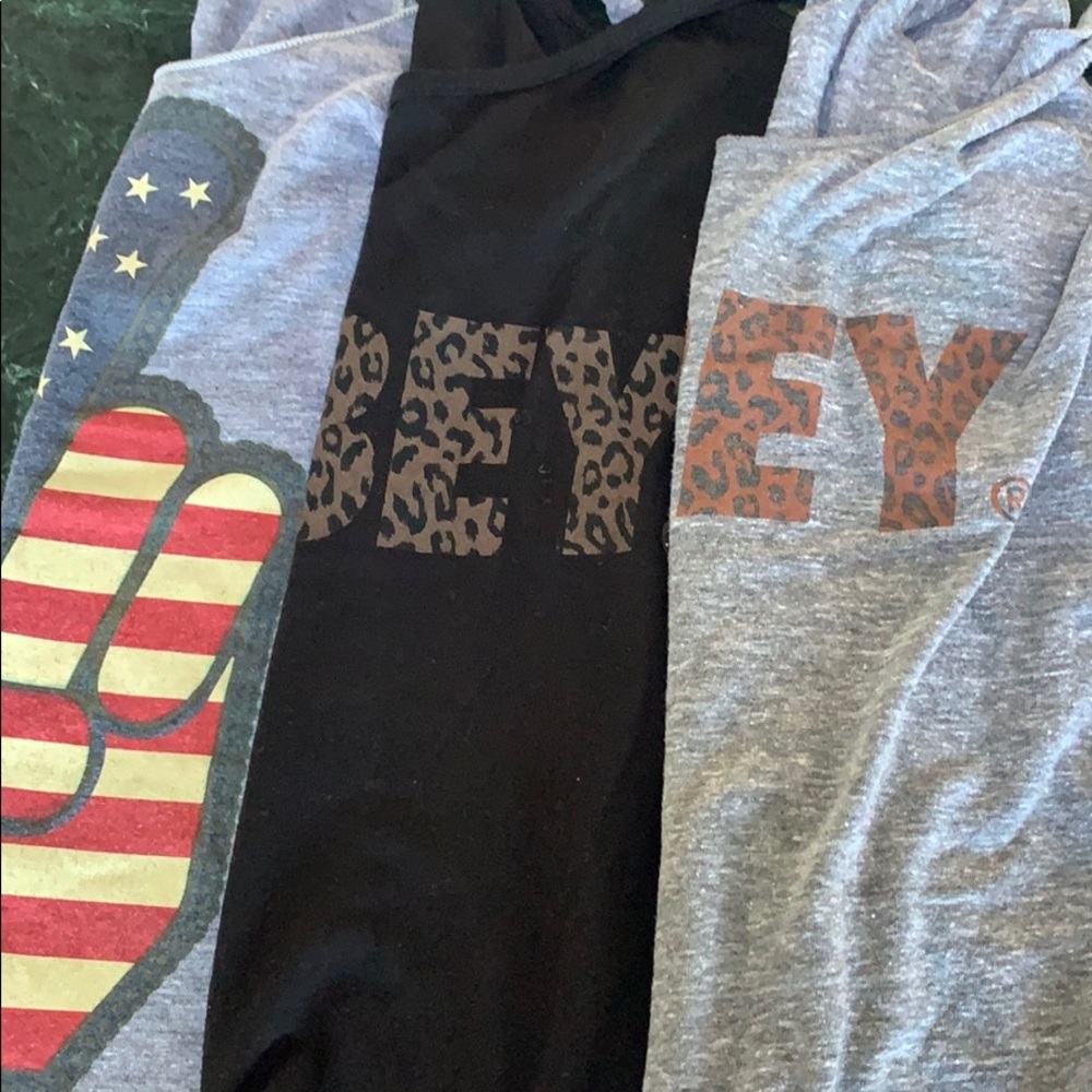 3 obey tank tops